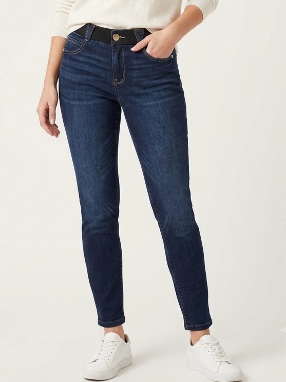 Democracy Ab Solution Dark Wash Womens Jeans - Classic Slim Fit SZ 10